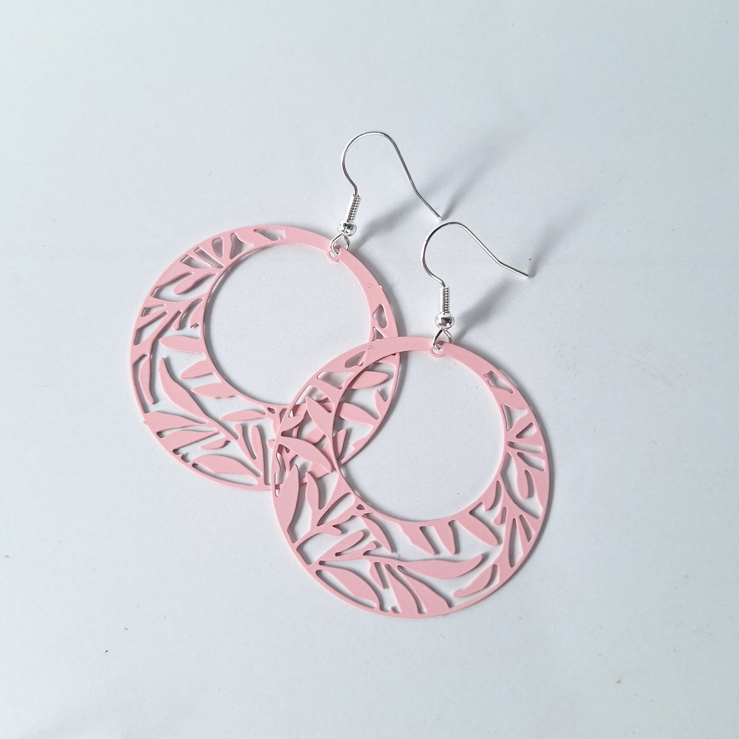 Foliage earrings in pink from Fall for Fancy