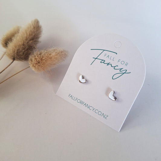 Tiny Heart - stainless steel studs