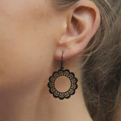 Doily Earrings